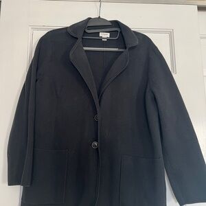 J. Crew Women's Black Sweater Knit Blazer